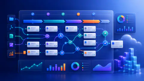 GitLab Certified Agile Portfolio Management Associate practice tests cover with Git-style workflow, roadmap, issues, boards, and portfolio dashboard